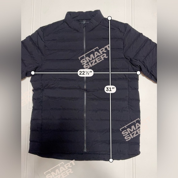 Lululemon NWOT Men’s Sz XL Navigation Black Goose Down Puffer Jacket - Picture 8 of 9